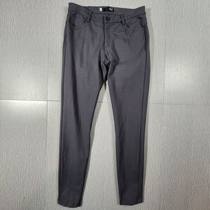 Kut From the Kloth Mia Toothpick Skinny Pants  Ponte Knit Gray Size 10